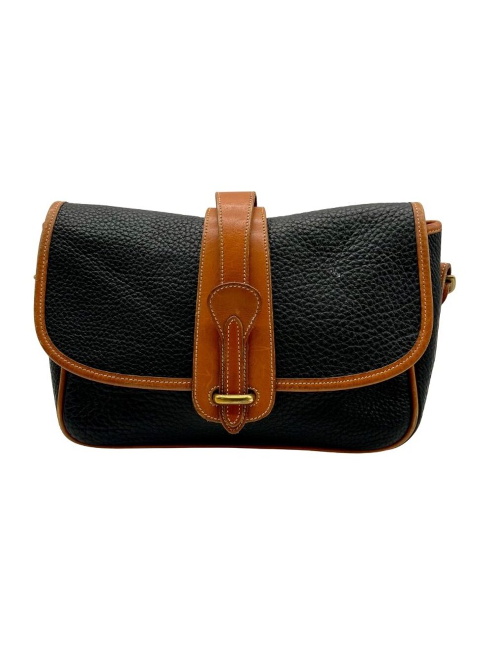 Dooney And Bourke Black Pebbled Leather Crossbody